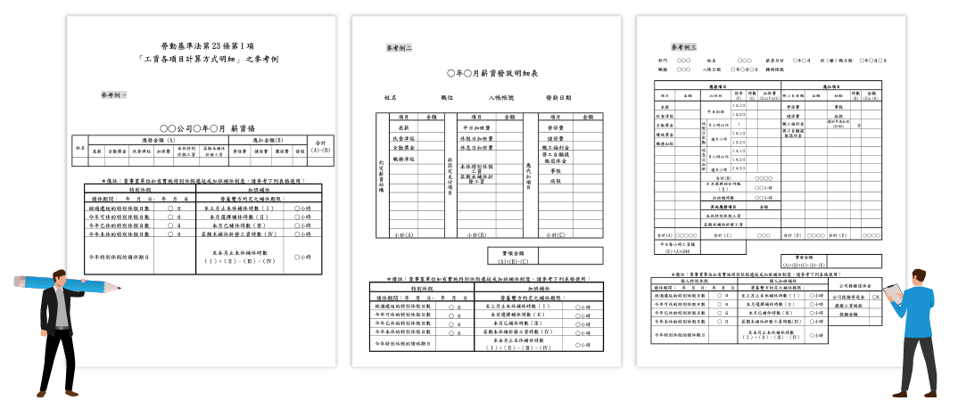 薪資結構範例